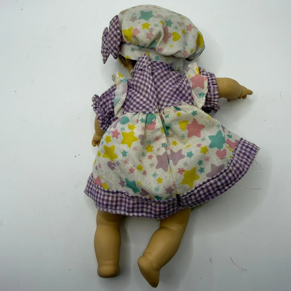 GiGo My Pals 9 inch Purple‎ Gingham Star Matching Twin Set Cottagecore